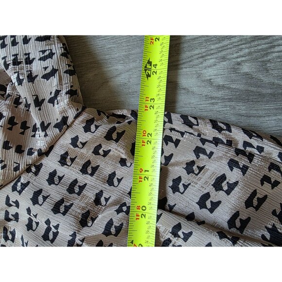 Vintage V.I.P. Plus Womens Dress Pattern Pleated Skirt Black & Beige Size 20 - Picture 9 of 9